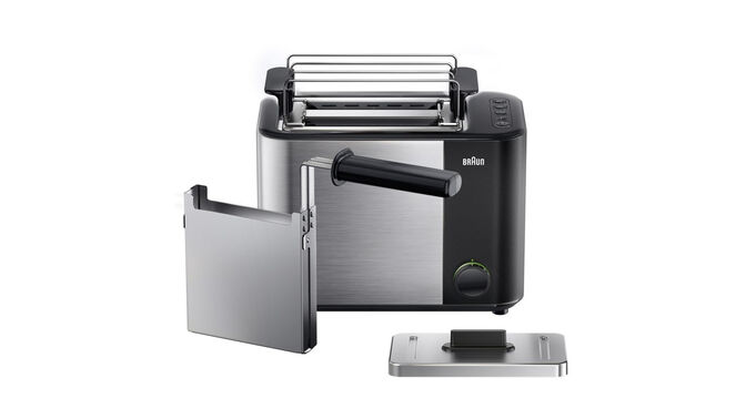 Torradeira Braun HT 5015 BK Preto/Inox image number 0