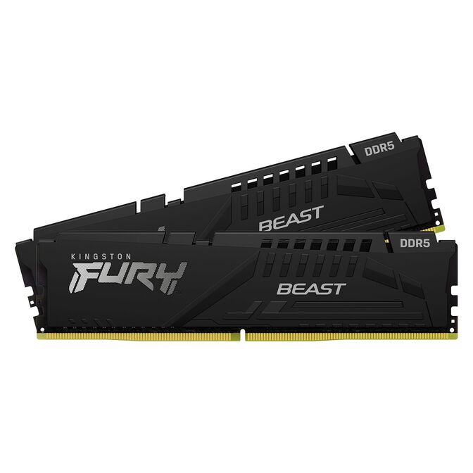 Kingston Kit 32GB (2 x 16GB) DDR5 6000MHz FURY Beast Preto CL36 image number 0