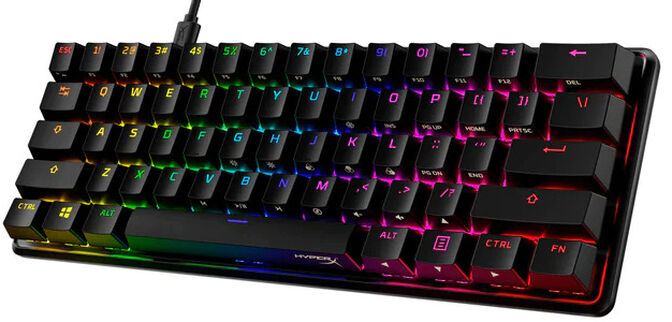 Teclado Mec&acirc;nico HyperX Alloy Origins 60 RGB Gaming Aqua Switches - 60% image number 2