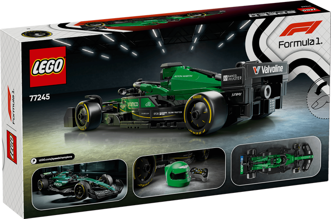 LEGO Speed Champions: Carro de Corrida Aston Martin Aramco F1 AMR24, 269 Pe&ccedil;as (77245) image number 1