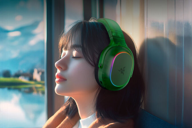 Headset Razer Barracuda X Chroma Wireless/Bluetooth Phantom Green image number 10