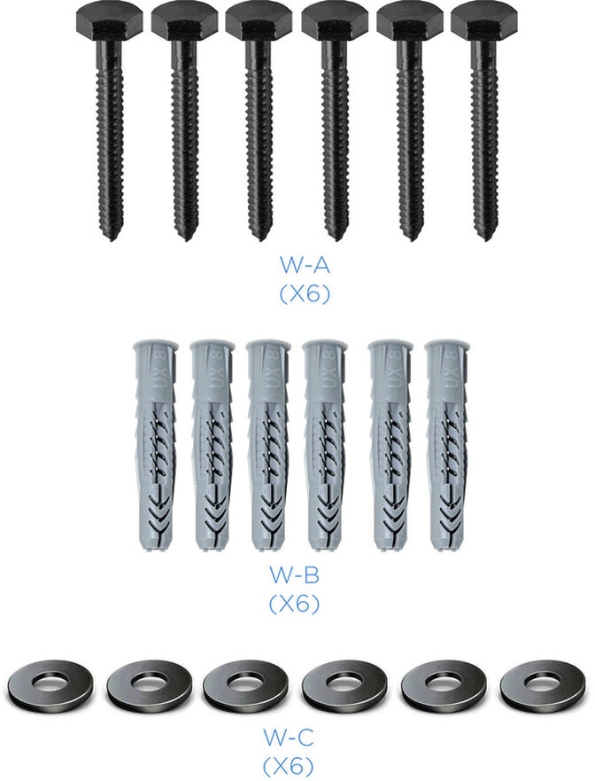 Suporte de Parede Tooq Tilt 32" a 55" Max. 75kg Preto image number 3