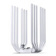 Cooler CPU Jonsbo CC90 Dual Tower com Display Branco - 2x 130mm image number null