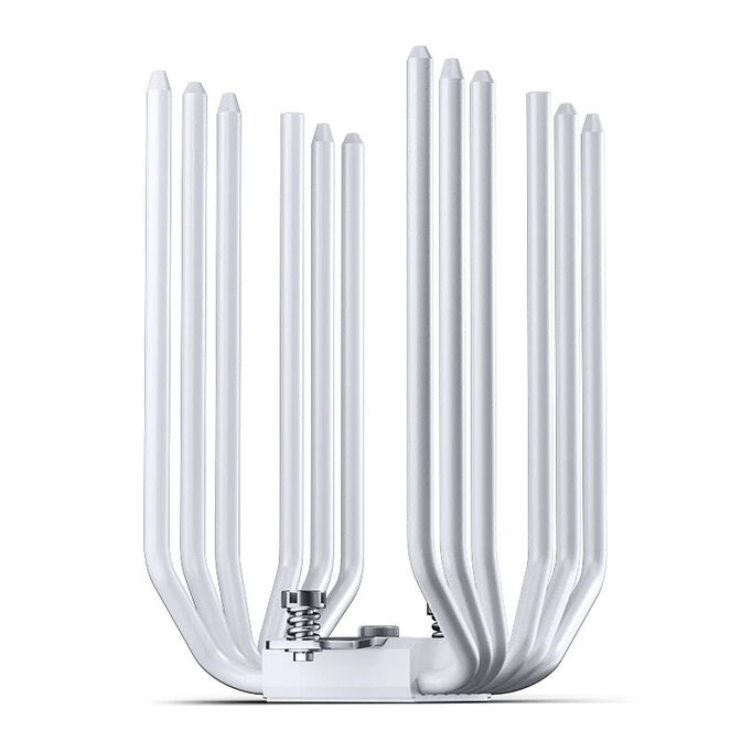 Cooler CPU Jonsbo CC90 Dual Tower com Display Branco - 2x 130mm image number 8