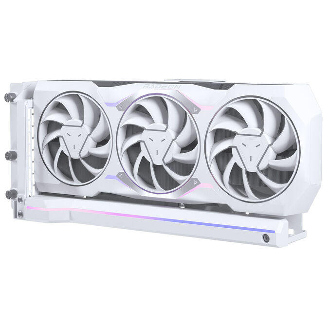 GPU Bracket Vertical Phanteks+Cabo PCI-E 5.0 x16 Fita Riser 22cm Branco image number 3