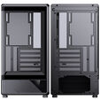 Caixa Micro-ATX Jonsbo D200 Vidro Temperado Preto image number null