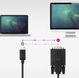 Cabo Conversor Nanocable USB-C > VGA 1.8 M Preto image number null