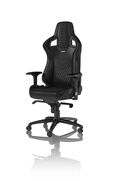Cadeira noblechairs EPIC Real Leather - Preto image number null
