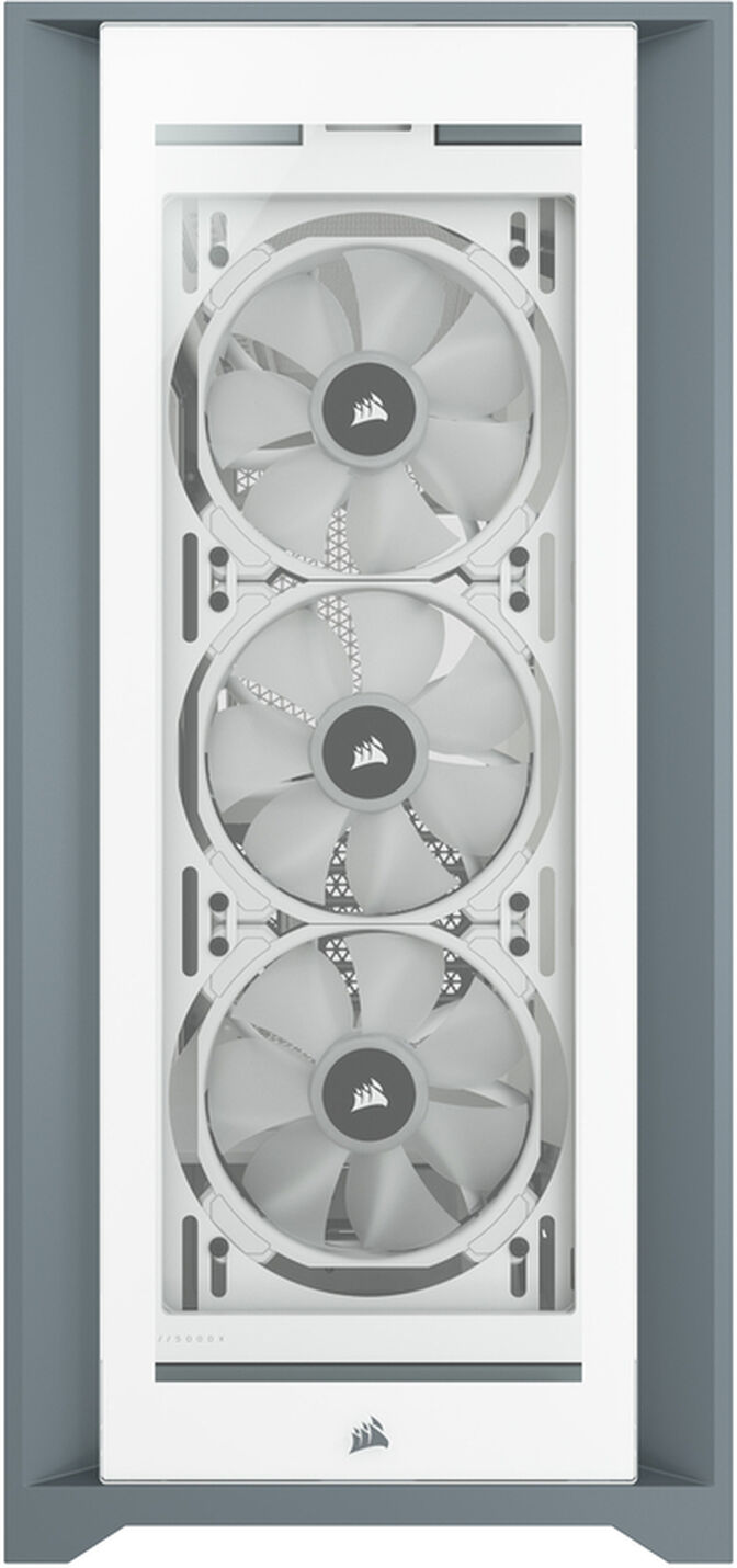 Caixa E-ATX Corsair iCUE 5000X RGB Smart Branca Vidro Temperado image number 7