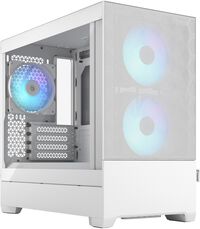 Caixa Micro-ATX Fractal Design Pop Mini Air RGB White TG Clear Tint