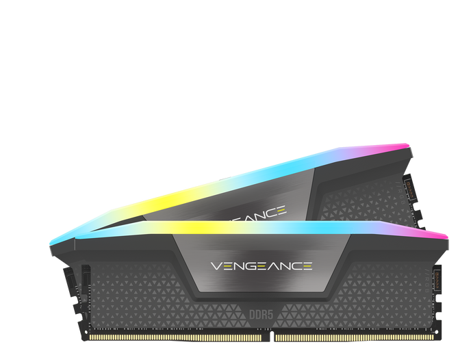 Corsair Kit 16GB (2 x 8GB) DDR5 5600MHz Vengeance RGB CL40 image number 1