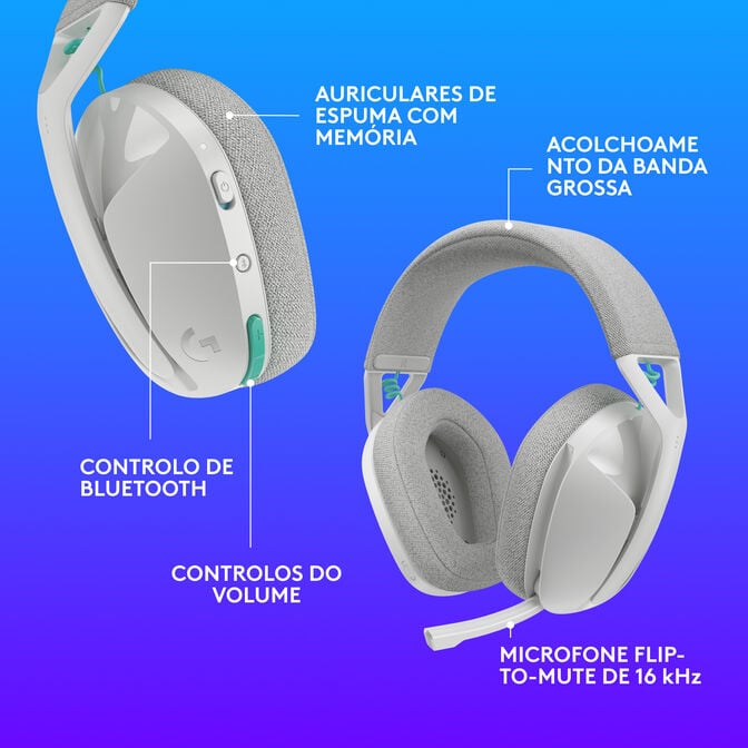 Headset Logitech G321 Lightspeed Wireless Branco image number 15