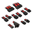 Kit de Extens&atilde;o Kolink Core Pro 12V-2x6 Type 2 - Jet Black/Racing Red image number null