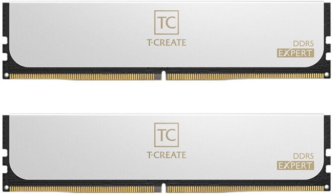 Team Group Kit 32GB (2 x 16GB) DDR5 6400MHz T-Create Expert Branco CL32 image number 0