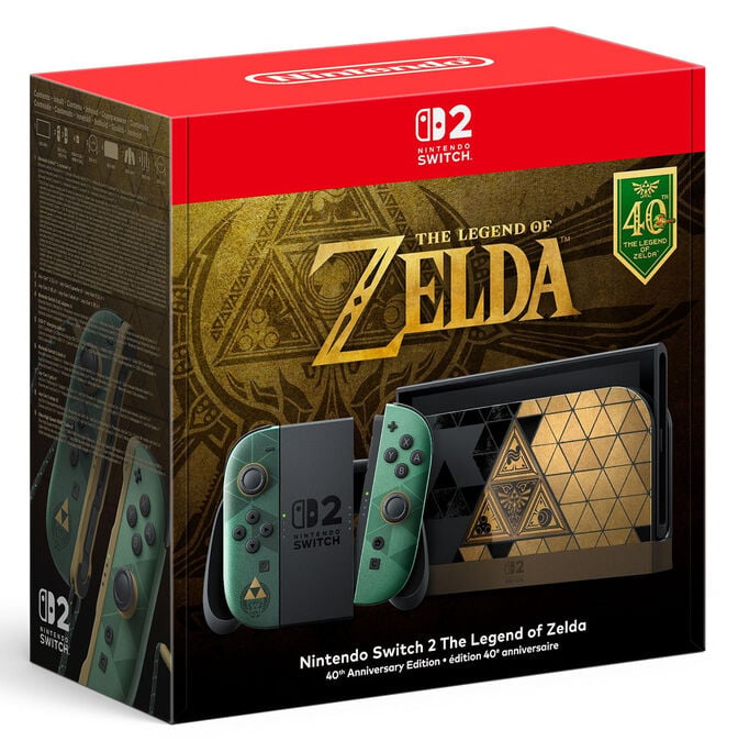 Consola Nintendo Switch 2 The Legend of Zelda 40th Anniversary Edition image number 8