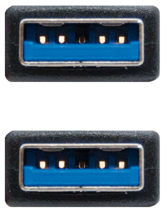 Cabo USB 3.0 Nanocable USB-A M/M 1 M Preto image number 2
