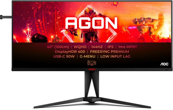 Monitor AGON by AOC 40" AG405UXC IPS UWQHD 144Hz 1ms FreeSync Premium HDR400 image number 0