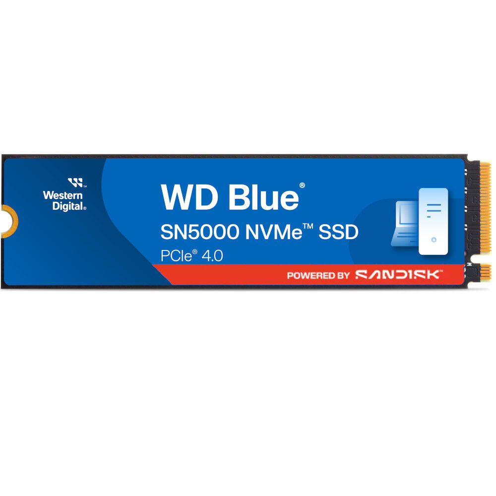 SSD Western Digital Blue SN5000 1TB Gen4 M.2 NVMe (5150/4900MB/s)