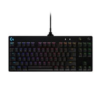 Teclado Logitech G PRO RGB Lightsync GX Blue Clicky Preto (US)