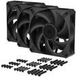 Ventoinha Corsair RS120 MAX 2000RPM PWM Preta 120mm (Pack 3) image number null