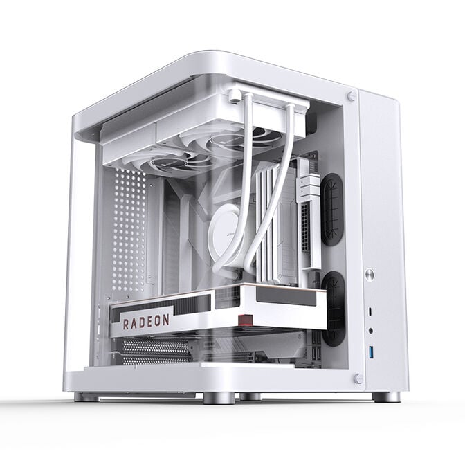 Caixa Micro-ATX Jonsbo TK-1 2.0 Vidro Temperado Branco image number 19