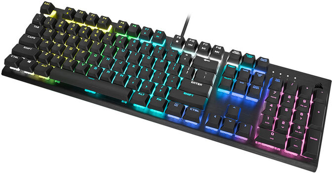 Teclado Corsair K60 RGB Pro Cherry VIOLA Mec&acirc;nico (PT) image number 2