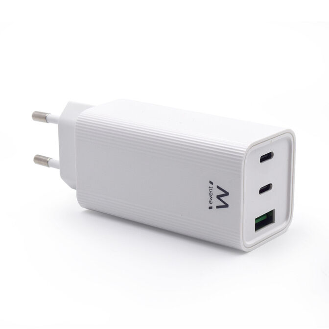 Carregador Ewent EW1323 USB-C Fast Charger 65W Branco image number 0