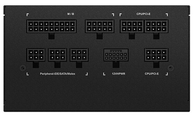 Fonte Gigabyte UD1000GMPG5 1000W 80+ Gold Modular PCIE 5.0 image number 2