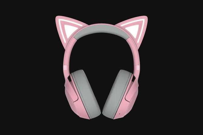 Headset Razer Kraken Kitty V2 BT Wireless/Bluetooth Quartz Ed. image number 0