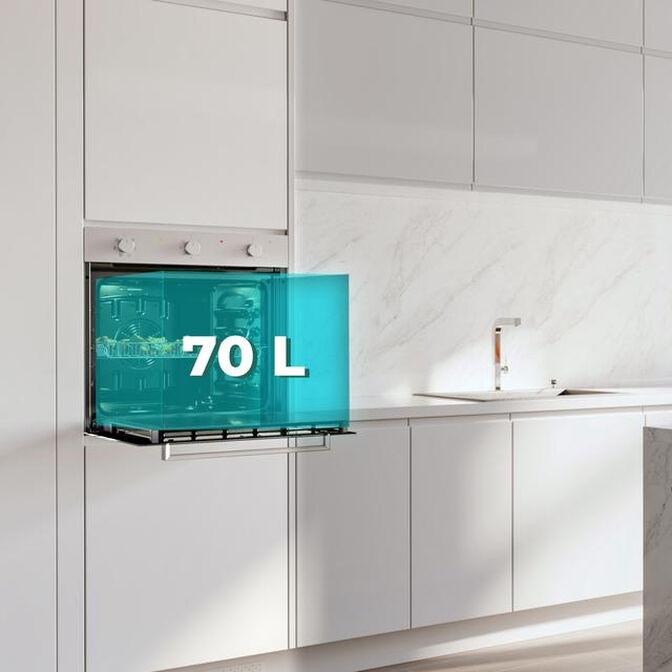 Forno de Encastre Cecotec Bolero Hexa M236000 Line Time 70L Classe A image number 2