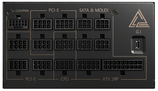 Fonte Modular MSI MEG A1300P 1300W 80+ Platinum PCIE5 image number 1