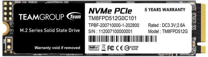 SSD Team Group MP33 PRO 512GB M.2 NVMe (2400/2100MB/s) image number 0