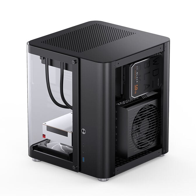 Caixa Micro-ATX Jonsbo TK-1 2.0 Vidro Temperado Preto image number 12