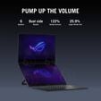 Port&aacute;til ASUS ROG Zephyrus Duo G16 GX651AX 2x16" Ultra 9 386H 64GB DDR5 2TB RTX 5090 OLED 3K Touch 120Hz W11 + Rato + Mochila image number null