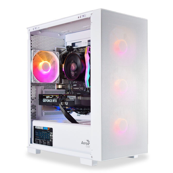 Computador AURA Gamer-PC Ryzen 5 7500F 32GB DDR5 1TB RTX 5060 Ti 16GB WiFi W11 image number 1