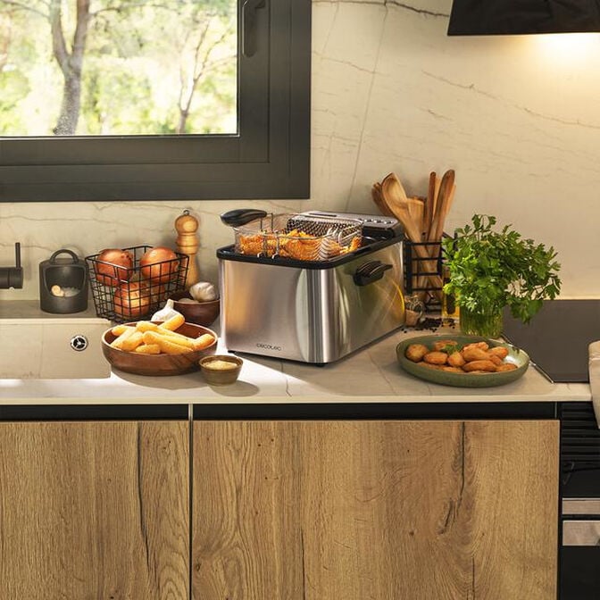 Fritadeira a &Oacute;leo Cecotec CleanFry Luxury 4000 4.2L 3270W image number 4