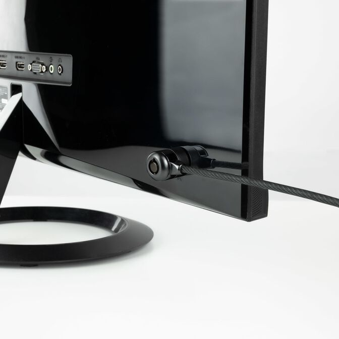 Cabo de Seguran&ccedil;a para Port&aacute;til com Chave 1,5 M Cinzento Escuro image number 5