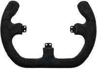 Volante para Buttonplate Asetek SimSports GT Rim - Open D - Camur&ccedil;a Preto