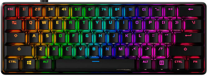 Teclado Mec&acirc;nico HyperX Alloy Origins 60 RGB Gaming Red Switches - 60% (US) image number 0