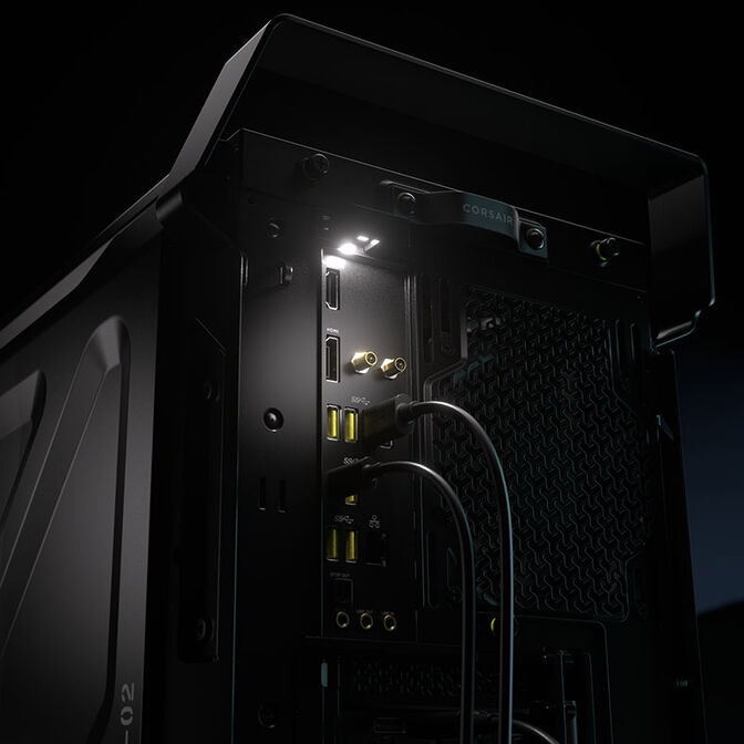 Caixa E-ATX Corsair WARTHOG Perfomance Preto Vidro Temperado image number 27