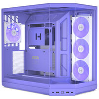 Caixa E-ATX Hyte Y50 Vidro Temperado Taro Milkk