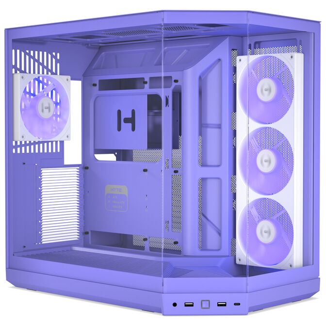 Caixa E-ATX Hyte Y50 Vidro Temperado Taro Milkk image number 0