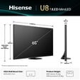 Televis&atilde;o Hisense 65U8Q 65" QD Mini LED UltraHD 4K VIDAA image number null