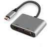 Adaptador Gigabit Ewent USB-C (Dual Display) > HDMI e VGA image number null