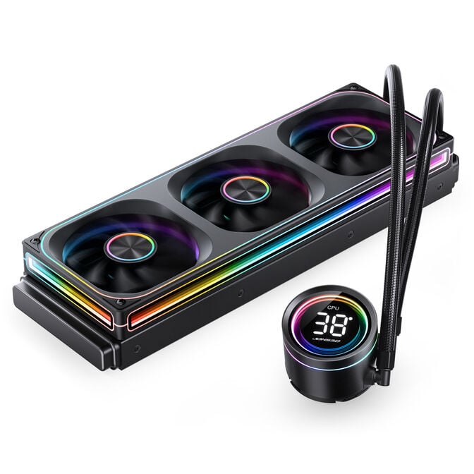 Water Cooler CPU Jonsbo TH-360 ARGB Preto - 360mm image number 2