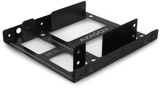 Adaptador AXAGON RHD-225 Dual 2.5" HDD para 3.5" Preto image number 0