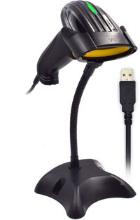 Leitor C&oacute;digo Barras Ewent EW3400 USB Laser 1D c/ base