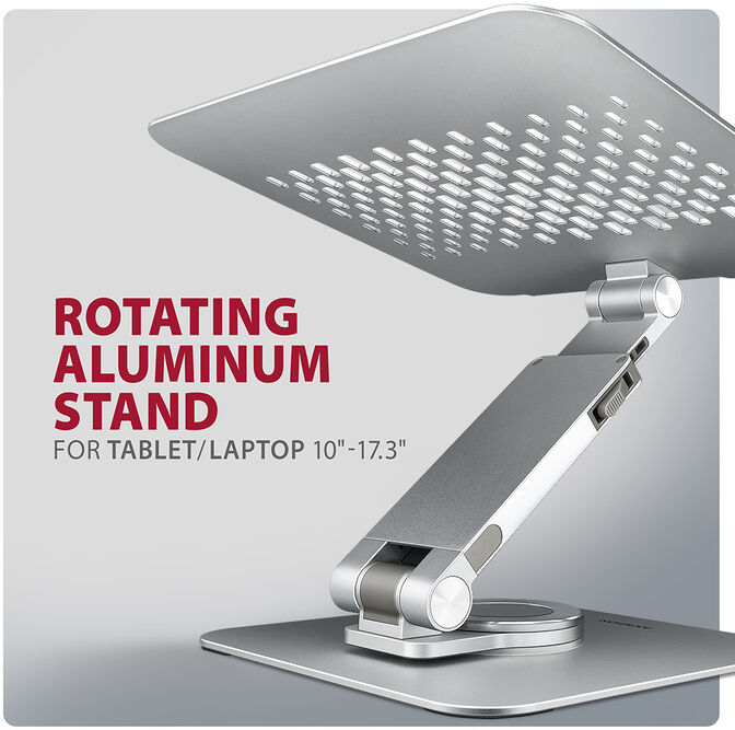 Suporte Elevat&oacute;rio Rotativo AXAGON STND-LR para Port&aacute;teis 10"-16" image number 3