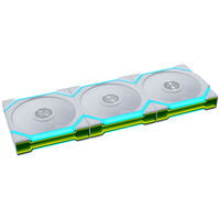 Ventoinha Lian Li UNI FAN SL120 FLEX Wireless Branco 120mm (Pack 3)
