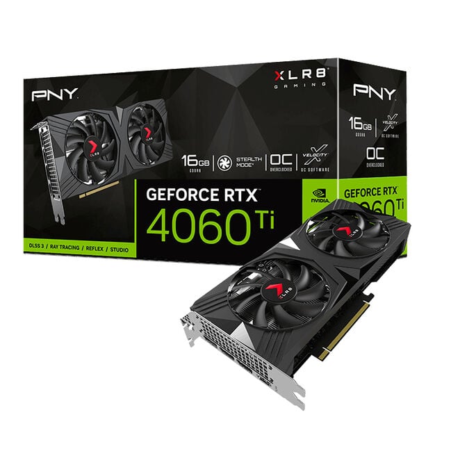 Gr&aacute;fica PNY GeForce&reg; RTX 4060 Ti XLR8 VERTO OC Dual Fan 16GB GDDR6 DLSS3 image number 8